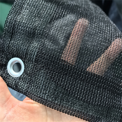 Black Shading Mesh Tarp Shipment