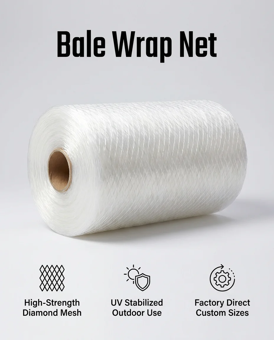 Agricultural Bale Net Wrap for Hay Straw and Forage Bales