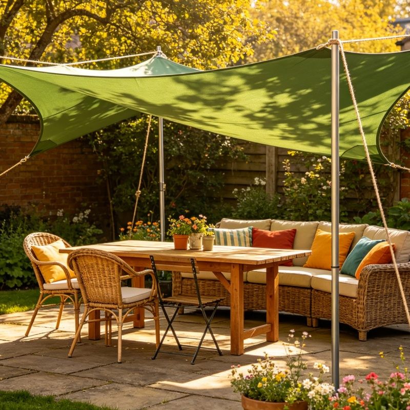 HDPE UV Protection Shade Sails for Camping Sun Shade Hotels Gardens Patios Swimming Pools